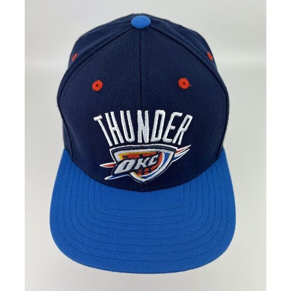 Oklahoma City Thunder OKC Adidas NBA Snapback Hat Cap - Picture 2 of 11